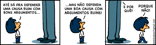 Exemplo de um argumento não-dedutivo de apelo à autoridade ("Não o faças porque eu disse")